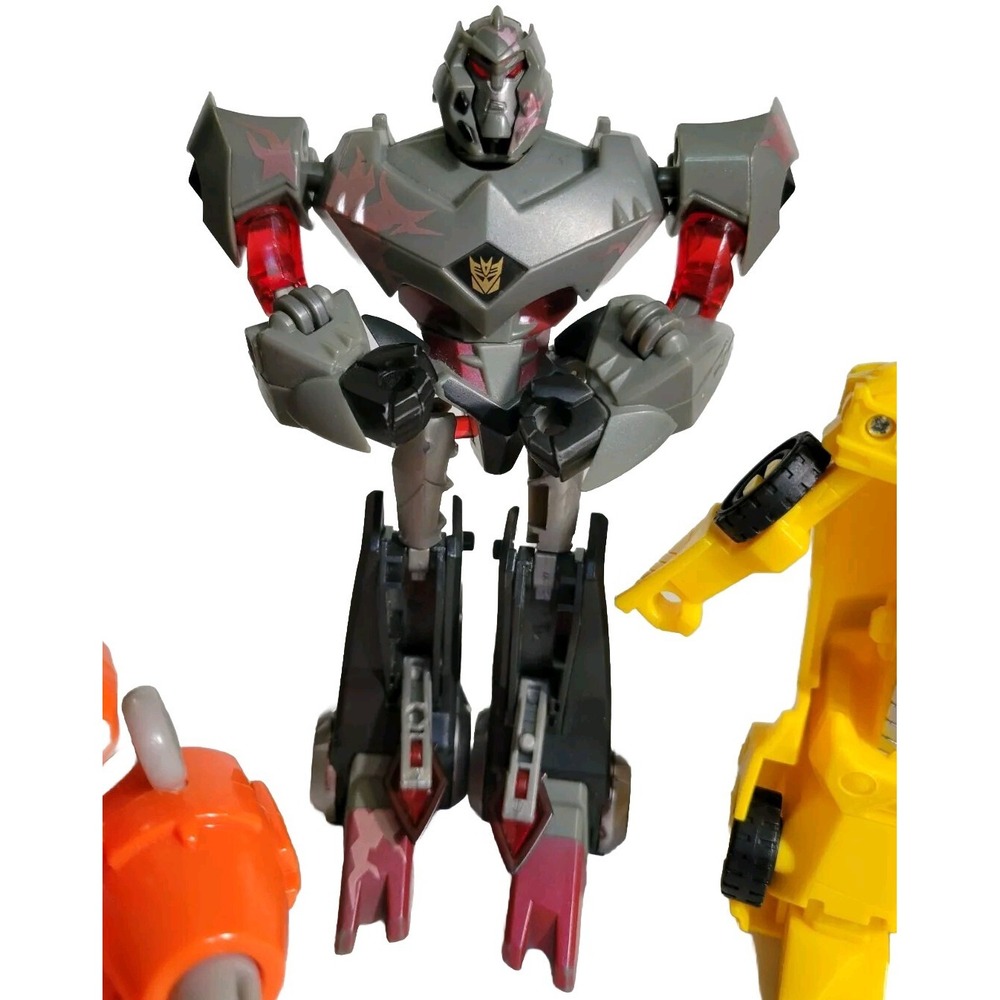Transformers Animated The Battle Begins Deluxe Megatron Fixit Bumblebee Lot - Picture 3 of 7